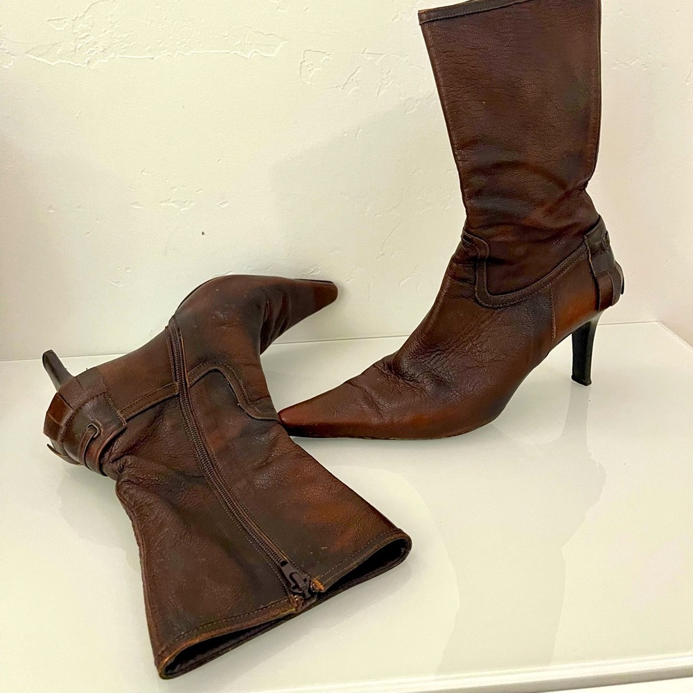 Italian vintage boots, EU size 40 ( US 9) Vero Cuoio, gently loved